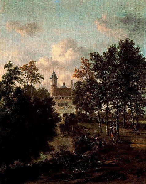 Castle in a forest, Jan Wijnants